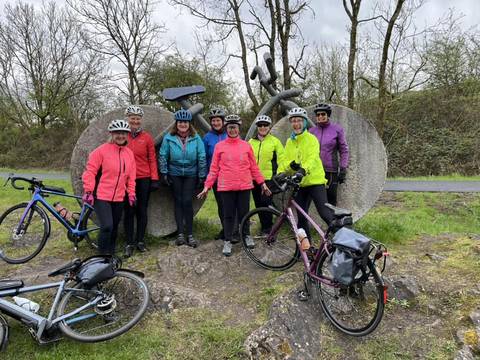Bike structure on NCN 7
